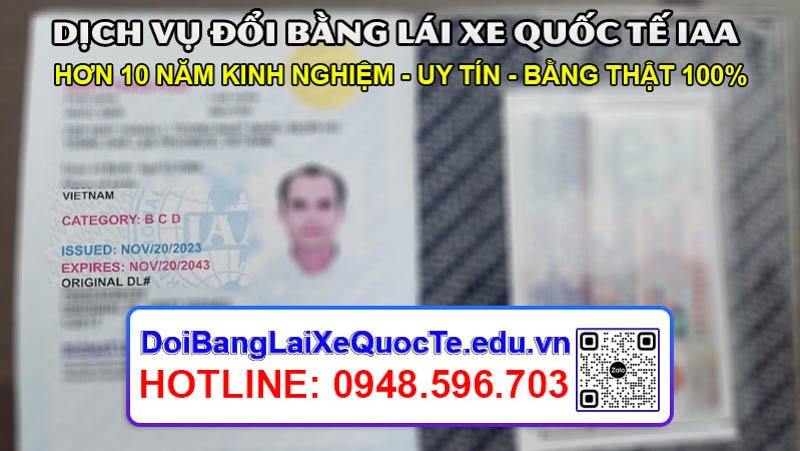 Gui bang lai xe quoc te IAA cho khach ngay 27112023 2