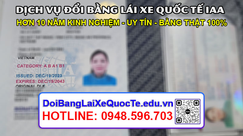 Gui bang lai xe quoc te IAA cho khach ngay 27122023