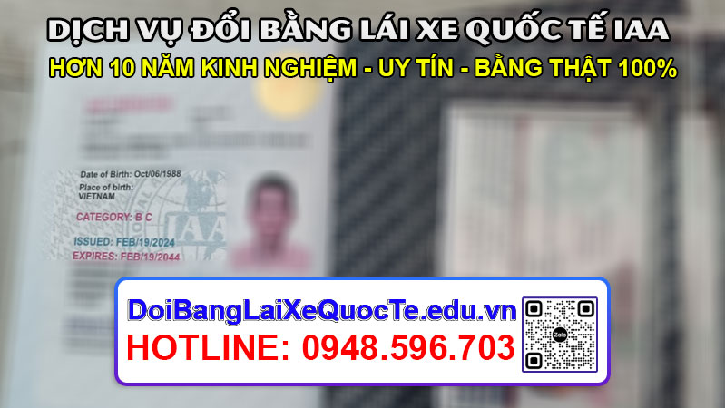 Dich vu doi bang lai xe quoc te IAA sieu nhanh Bang ve ngay 23022024 7