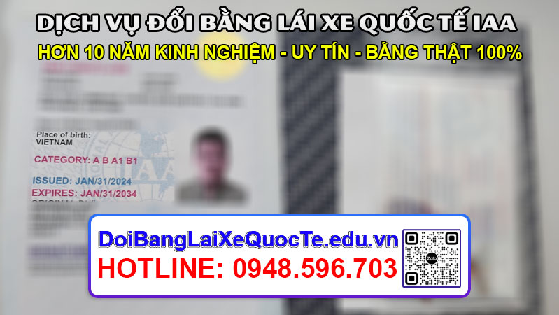 Dich vu doi bang lai xe quoc te IAA tai TP Ho Chi Minh – Bang ve ngay 06022024