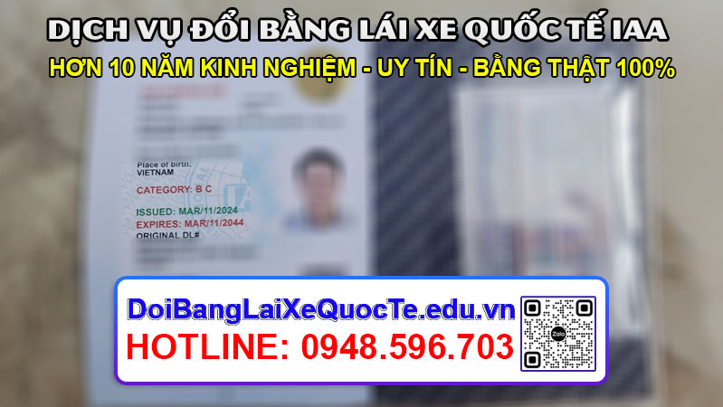 Dich vu doi bang lai xe quoc te IAA sieu nhanh Bang ve ngay 18032024 1