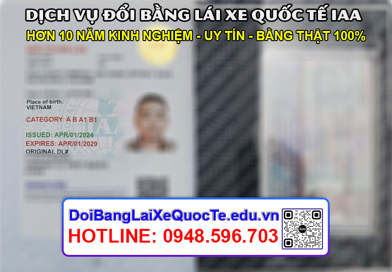 Dich vu doi bang lai xe quoc te IAA Hoang Minh 7