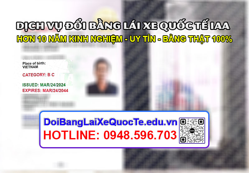 Dich vu doi bang lai xe quoc te IAA sieu nhanh Bang ve ngay 02042024 7
