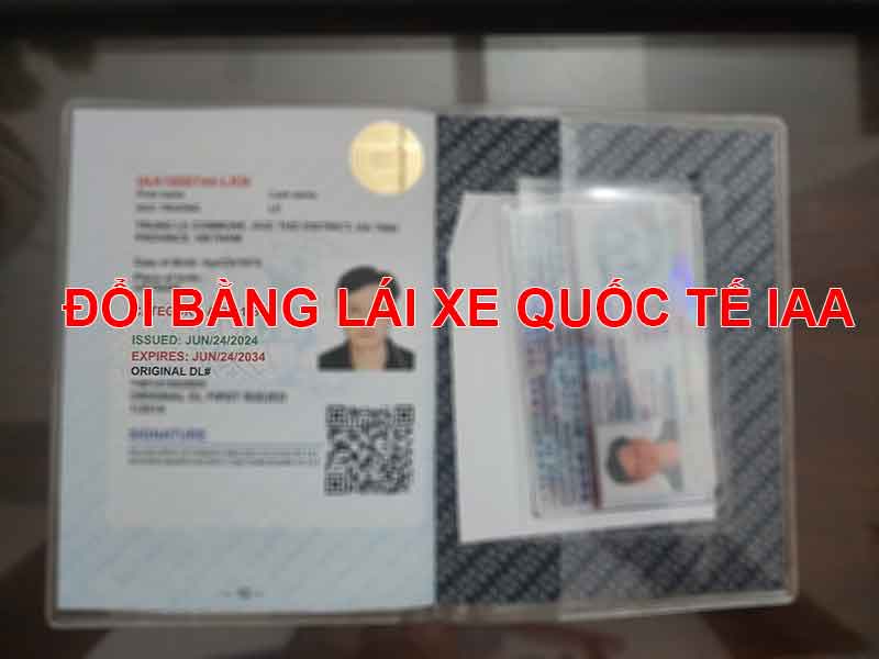 ĐỔI BẰNG LÁI XE QUỐC TẾ IAA