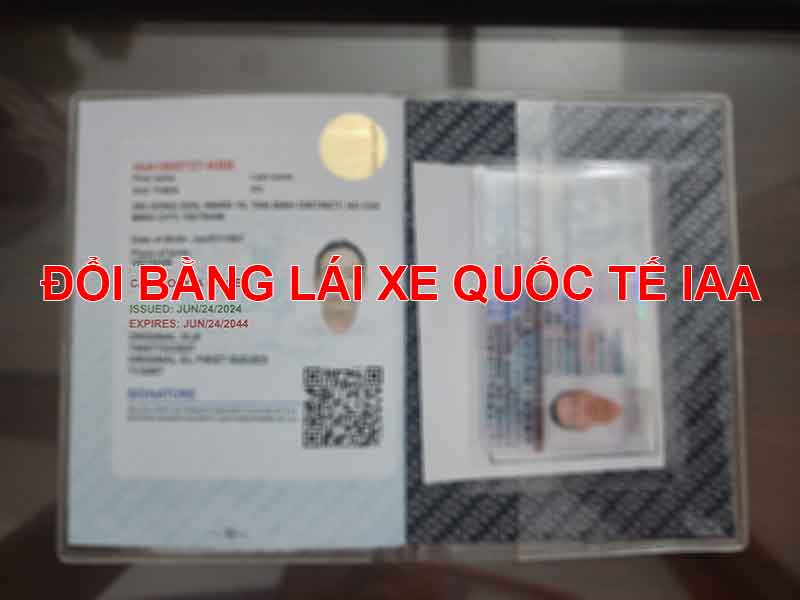 ĐỔI BẰNG LÁI XE QUỐC TẾ IAA