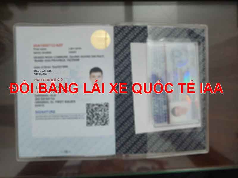 ĐỔI BẰNG LÁI XE QUỐC TẾ IAA