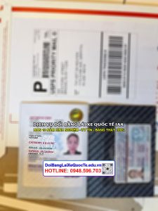 Dịch vụ đổi bằng lái xe quốc tế IAA, khách hàng nhận bằng tại Mỹ 25072024