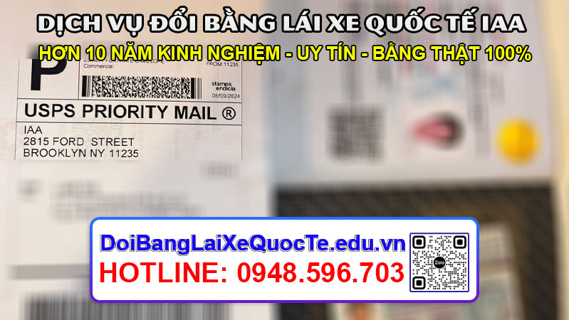 Thong bao bang lai xe quoc te IAA ngay 12082024 da co Dich vu doi bang lai xe quoc te IAA