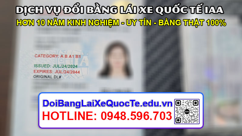 Thong bao bang lai xe quoc te IAA ngay 31072024 da co Dich vu doi bang lai xe quoc te IAA 1